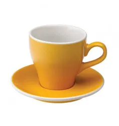 Loveramics Tulip - Filiżanka i spodek Cafe Latte 280 ml - Yellow