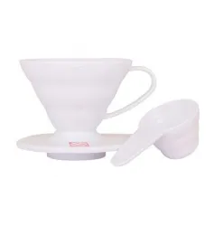 Hario Drip z tworzywa V60-01  Biały