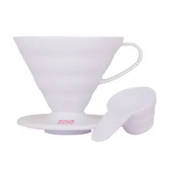 Hario Drip z tworzywa V60-02  Biały