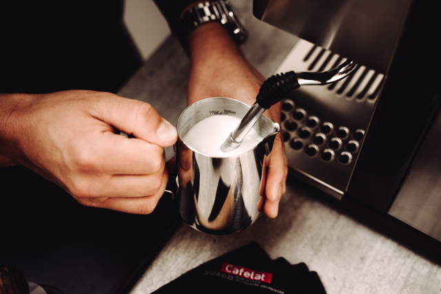 Rancilio Silva spienianie mleka Rancilio Silva spienianie mleka